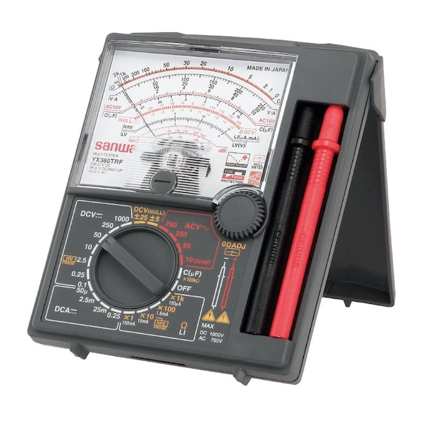 Analog Multimeter with Built-In Case